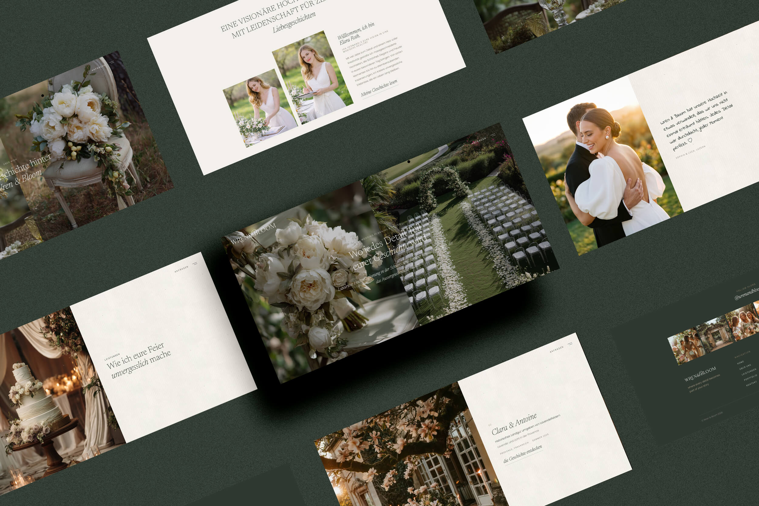 Wren & Bloom Wedding Planner Website