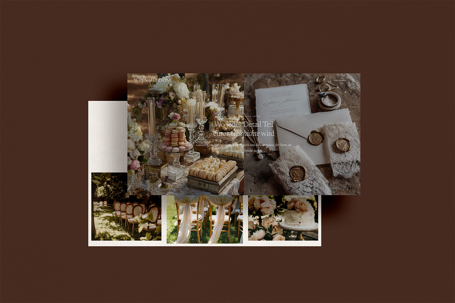 Webdesign-Projekt: Hochzeitsplanerin Website