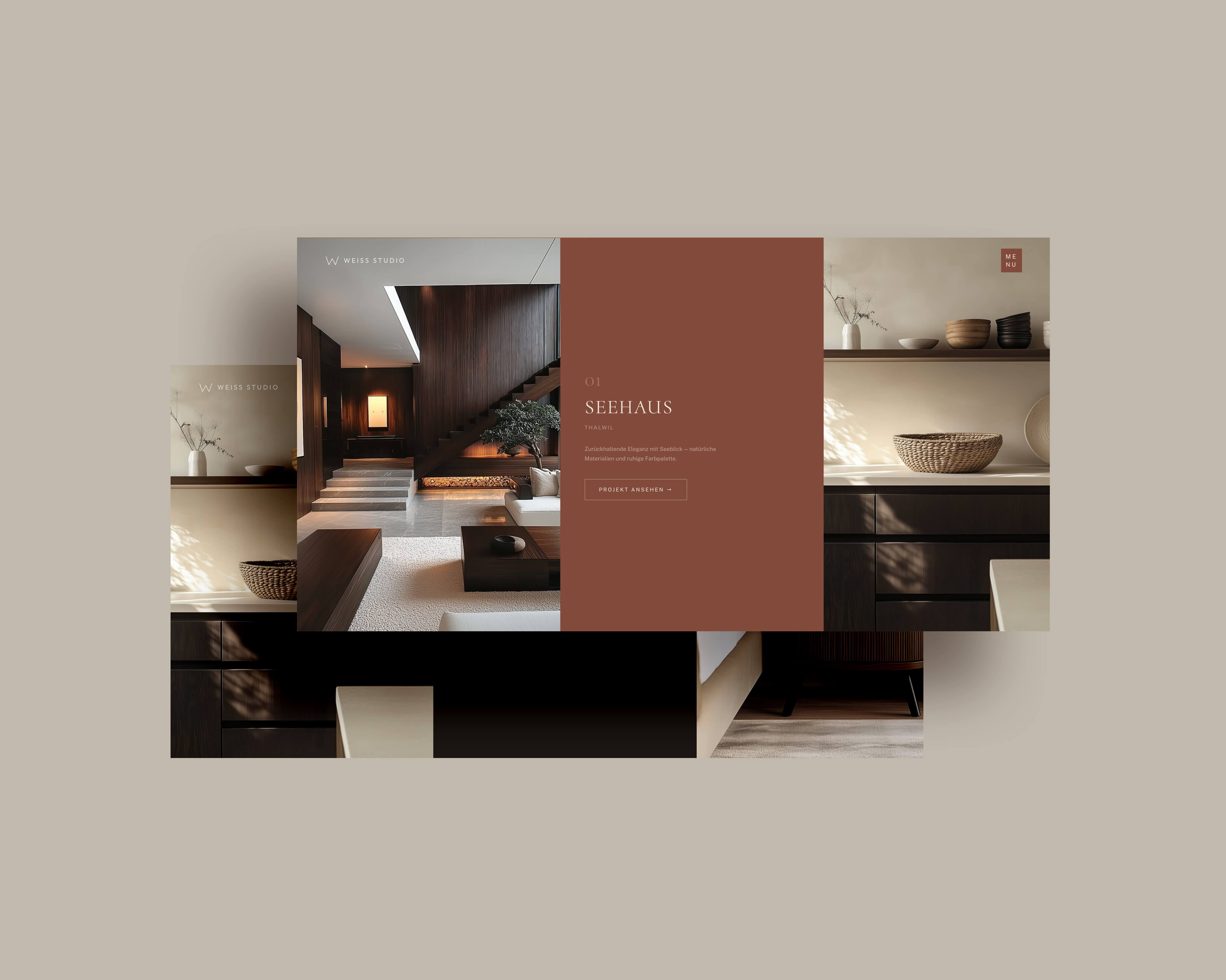 Webdesign-Projekt: Interior Design Studio Branding